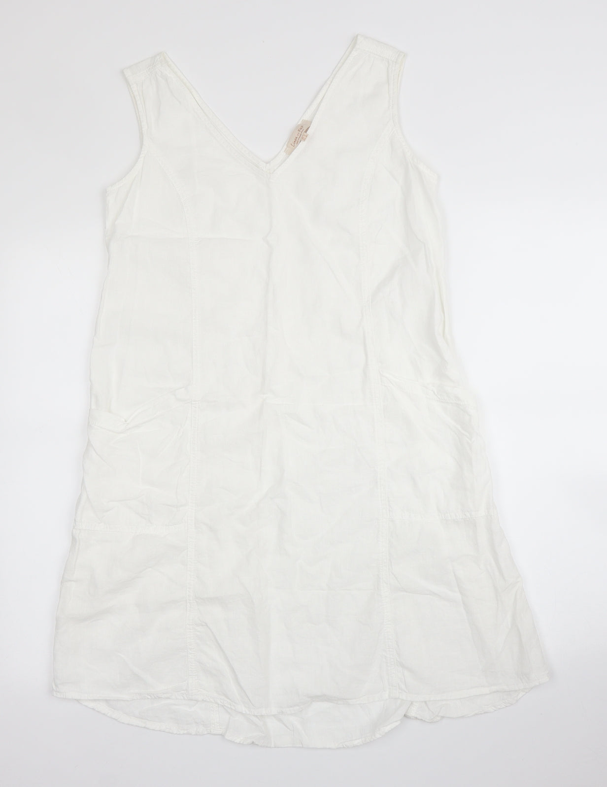 F&F Womens White   A-Line  Size 8