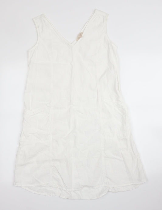 F&F Womens White   A-Line  Size 8
