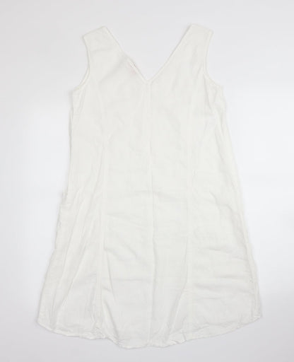 F&F Womens White   A-Line  Size 8