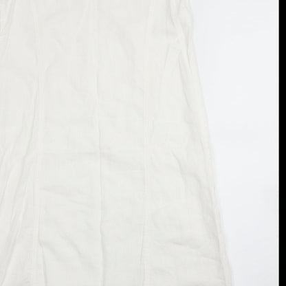 F&F Womens White   A-Line  Size 8