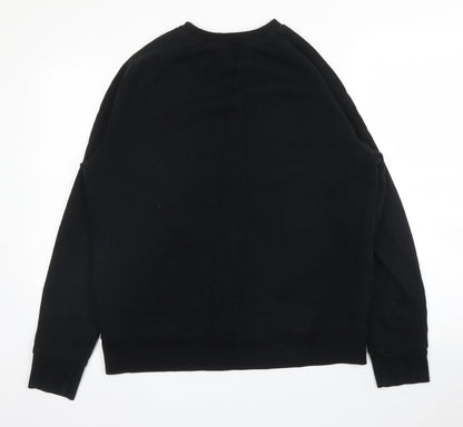 Topman Mens Black   Pullover Jumper Size S