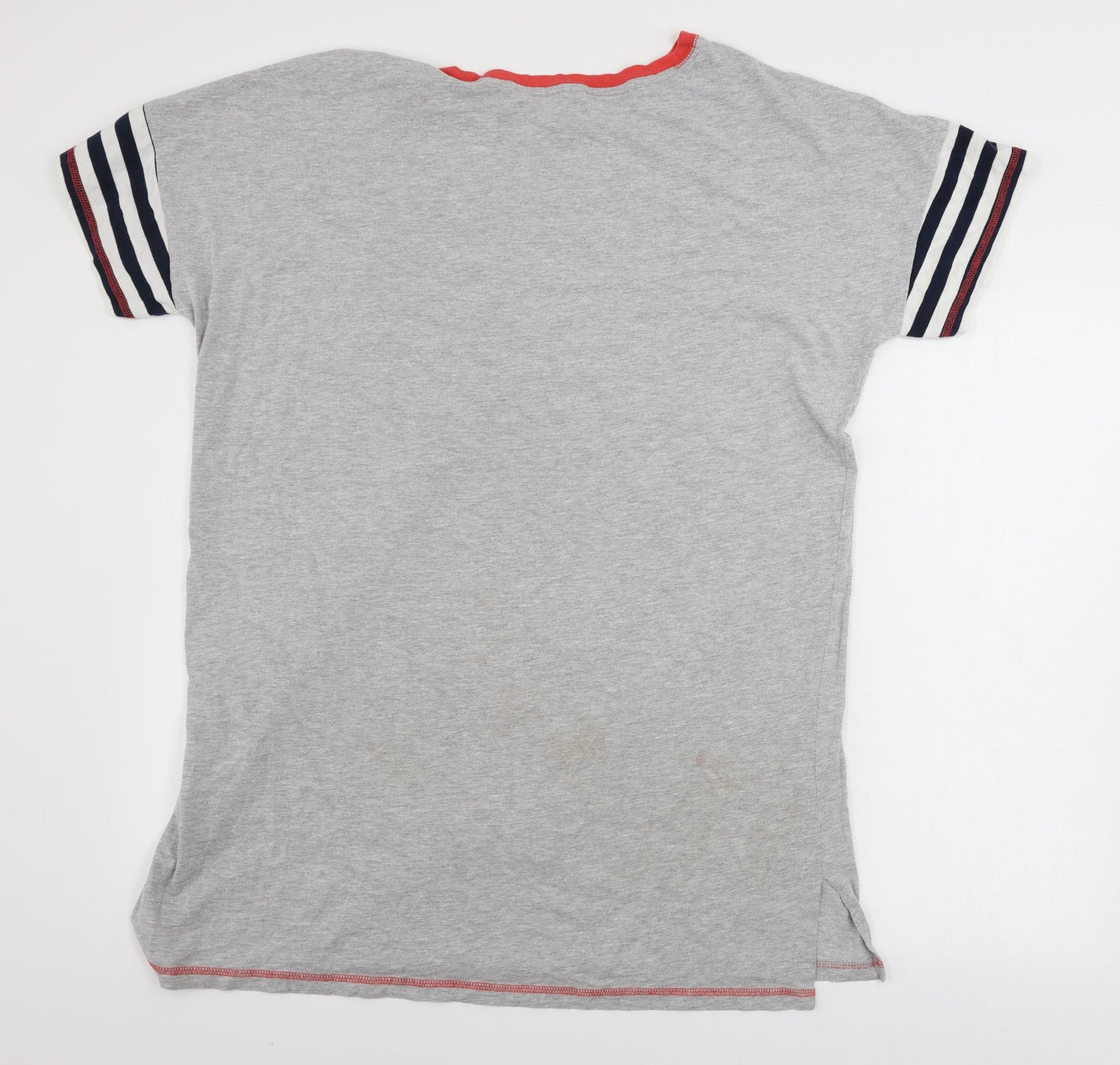 Womens UK Size M love to lounge Grey Basic T-Shirt