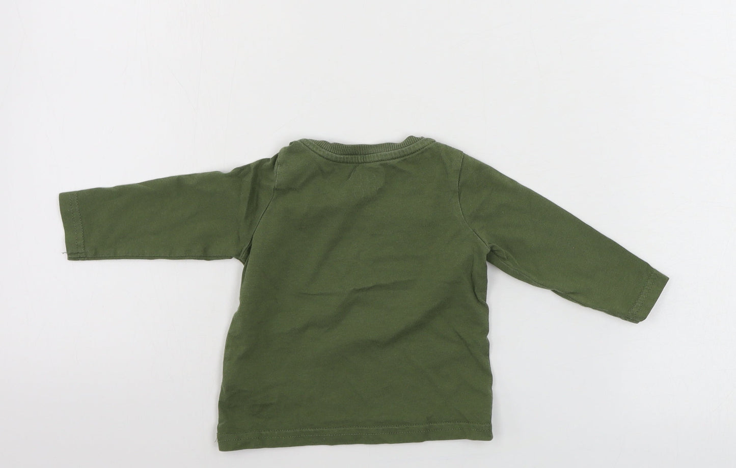F&F  Boys Green   Basic T-Shirt Size 6-9 Months