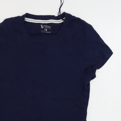TU Womens Blue   Camisole T-Shirt Size 12