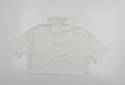 Rome Womens Ivory   Cropped T-Shirt Size S
