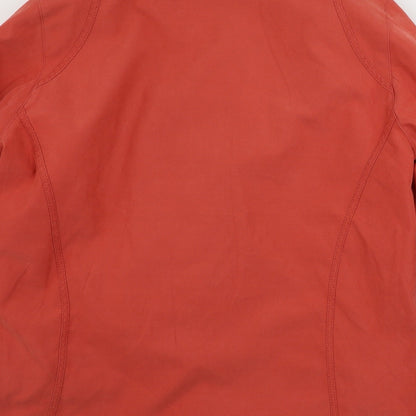 EWM Womens Orange   Jacket Coat Size 10