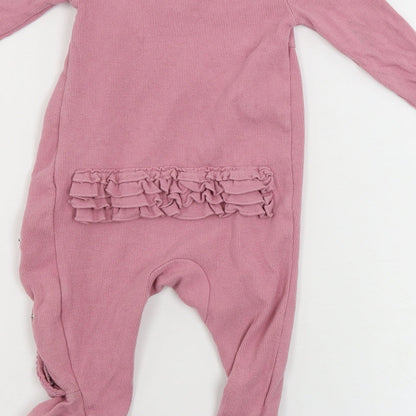 TU Girls Pink   Babygrow One-Piece Size 6-9 Months