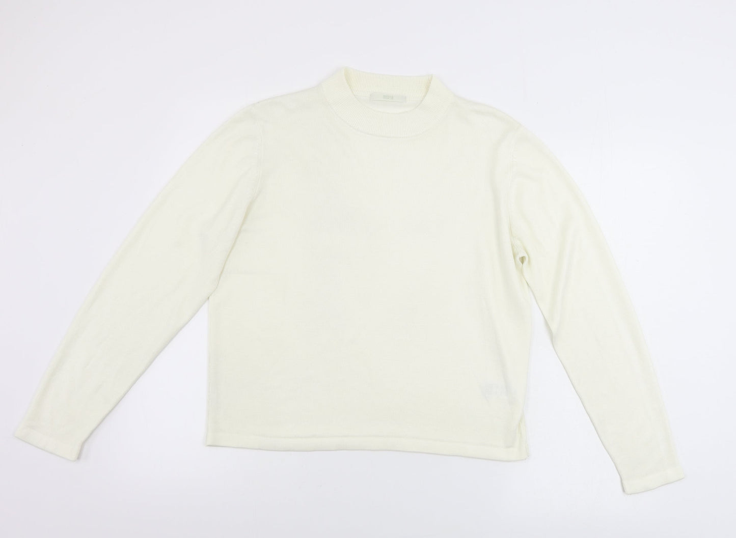 Womens UK Size 14 Marks and Spencer Ivory Pullover Jumper
