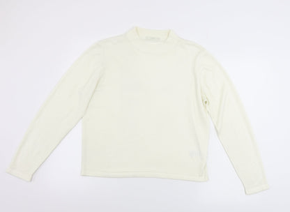 Womens UK Size 14 Marks and Spencer Ivory Pullover Jumper