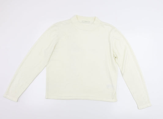 Womens UK Size 14 Marks and Spencer Ivory Pullover Jumper