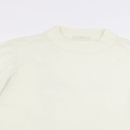 Womens UK Size 14 Marks and Spencer Ivory Pullover Jumper