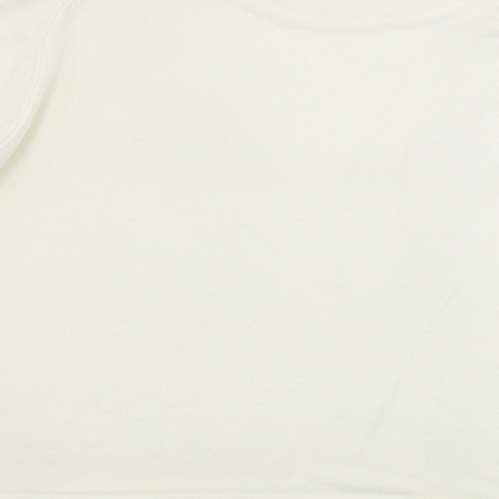 Womens UK Size 14 Marks and Spencer Ivory Pullover Jumper
