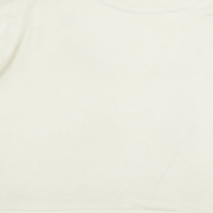 Womens UK Size 14 Marks and Spencer Ivory Pullover Jumper