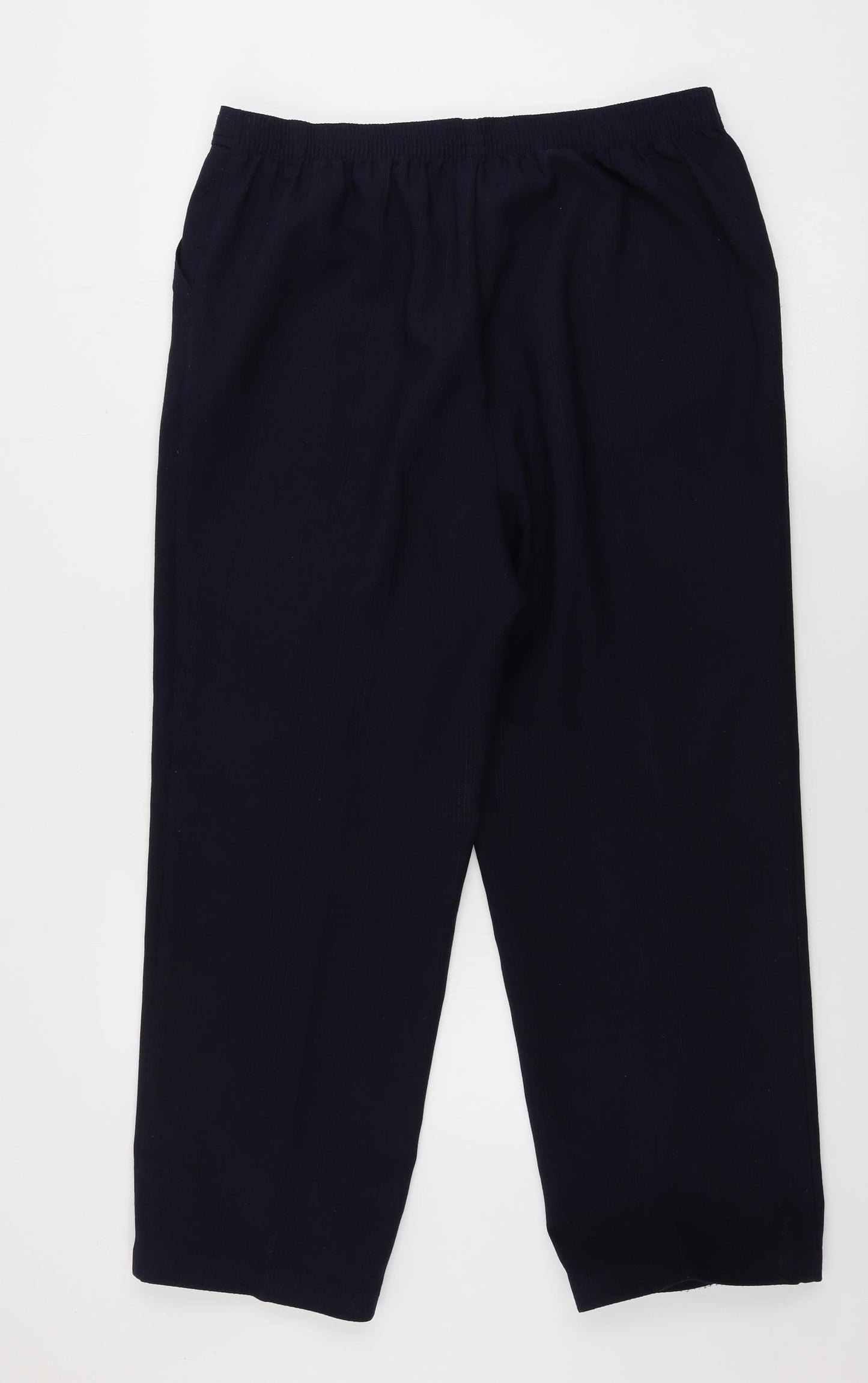 Womens UK Size 16 Marks and Spencer Regular Fit  Blue Trousers