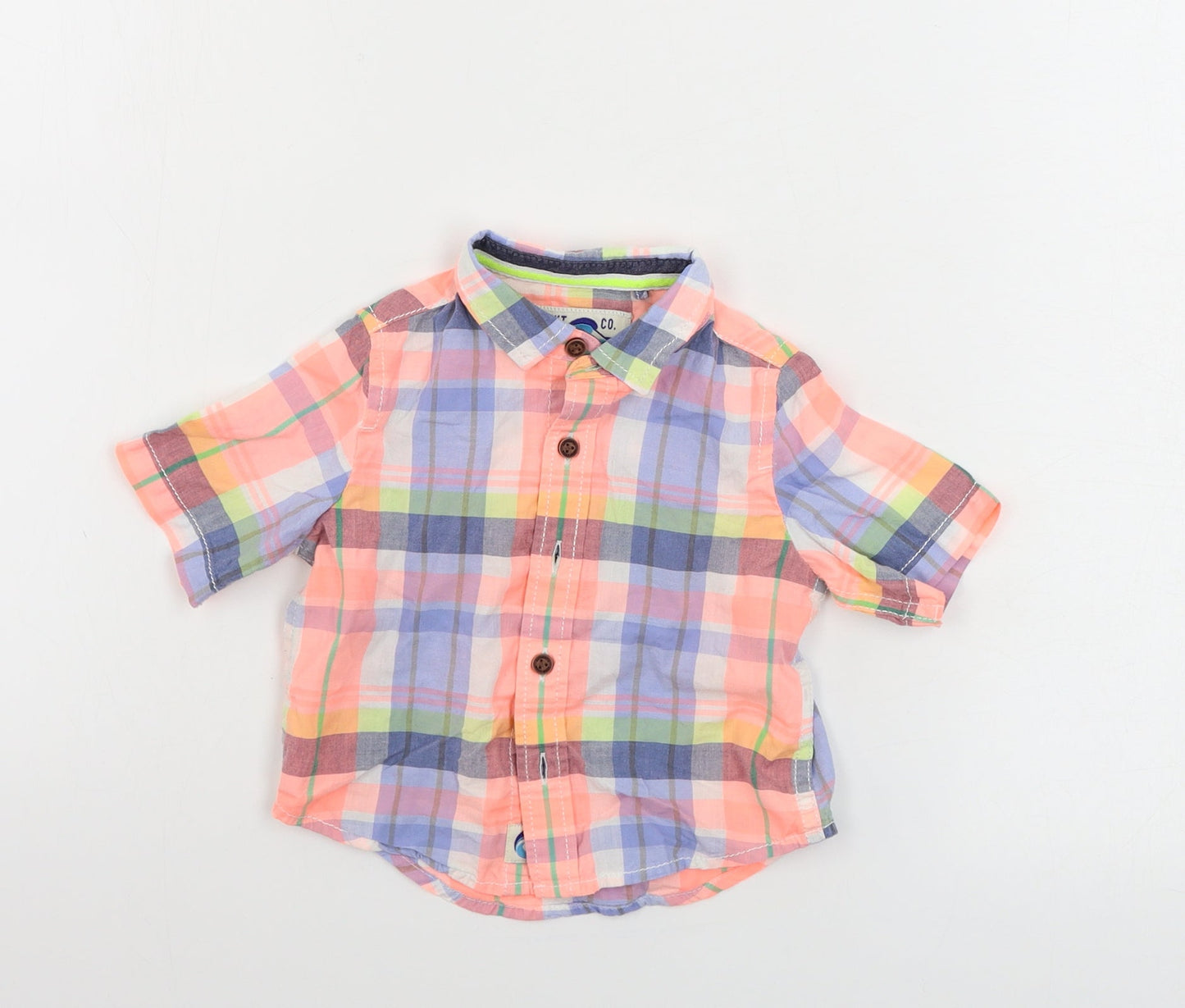 NEXT   White Check  Basic Button-Up Size 3-6 Months
