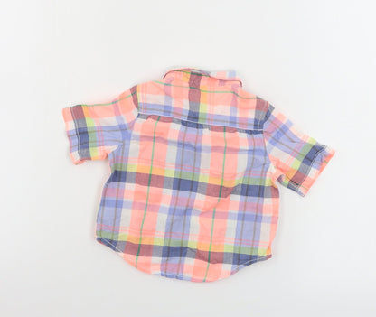 NEXT   White Check  Basic Button-Up Size 3-6 Months