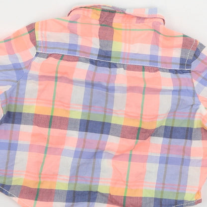 NEXT   White Check  Basic Button-Up Size 3-6 Months