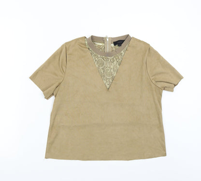 Womens UK Size M Julie Brown Basic T-Shirt