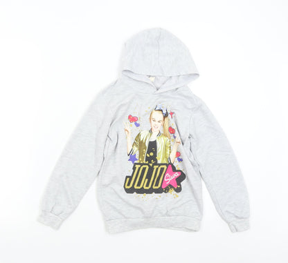 Dgfstm Boys Grey   Pullover Hoodie Size 10 Years  - Jojo Siwa