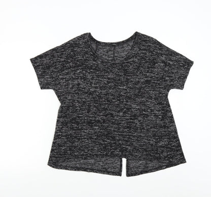 George Womens Grey  Knit Pullover Jumper Size 14