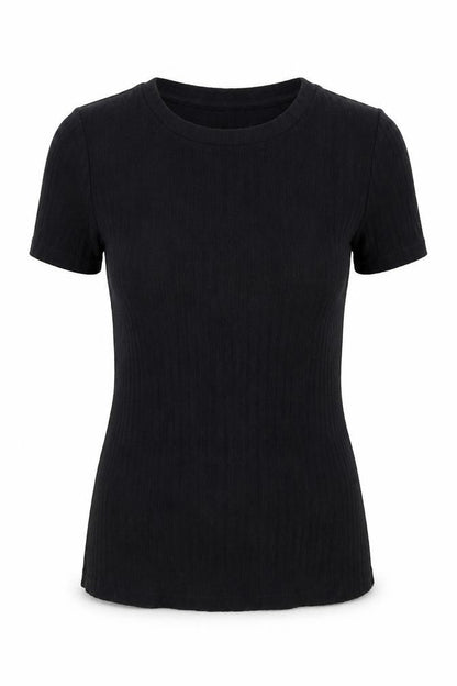 Womens UK Size S Michelle Keegan Black Basic T-Shirt