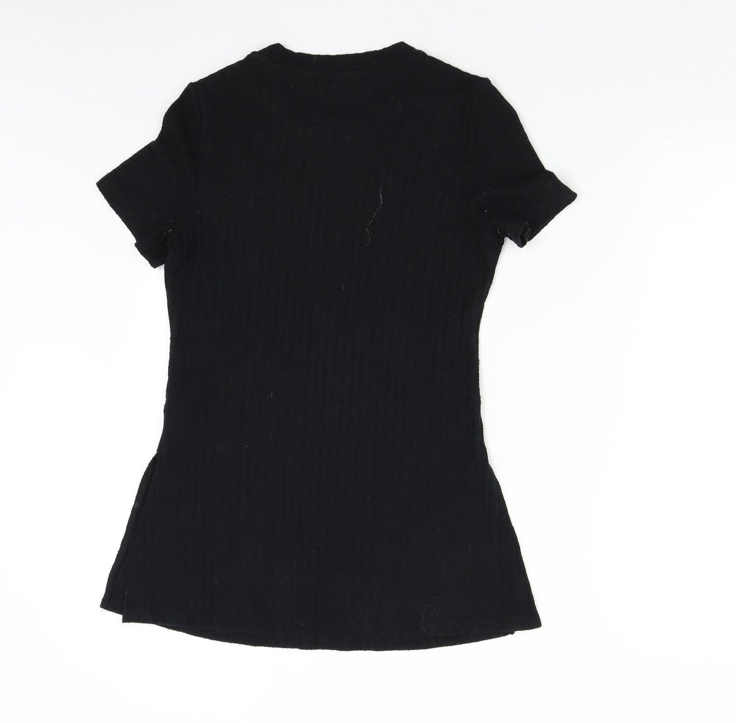 Womens UK Size S Michelle Keegan Black Basic T-Shirt