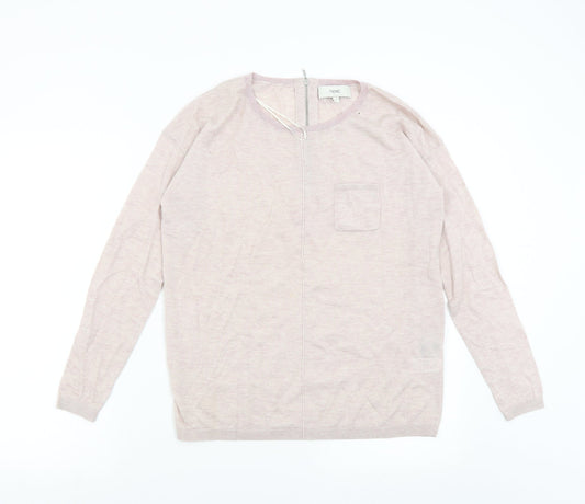Womens UK Size 8 NEXT Pink Pullover Jumper