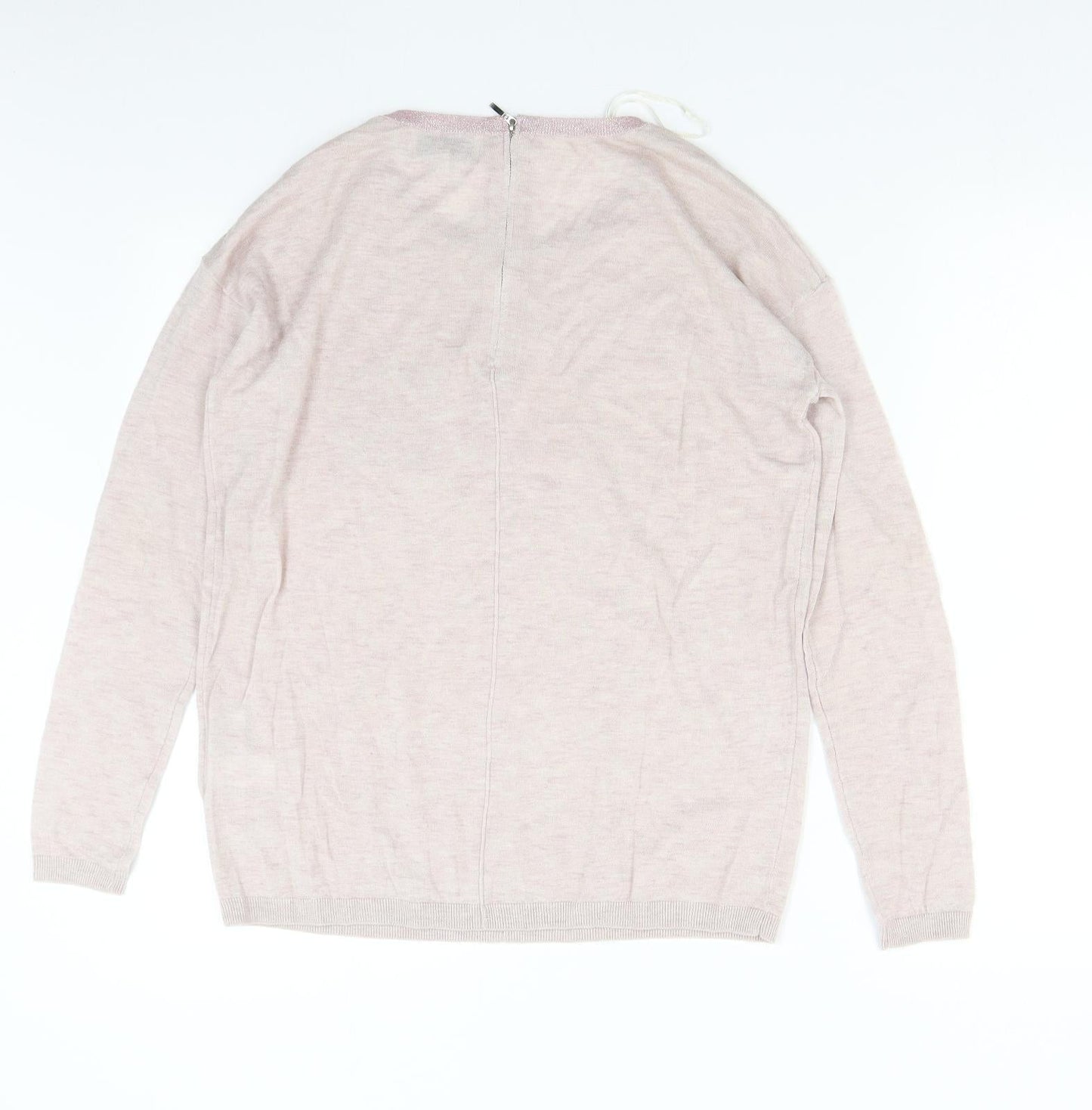 Womens UK Size 8 NEXT Pink Pullover Jumper