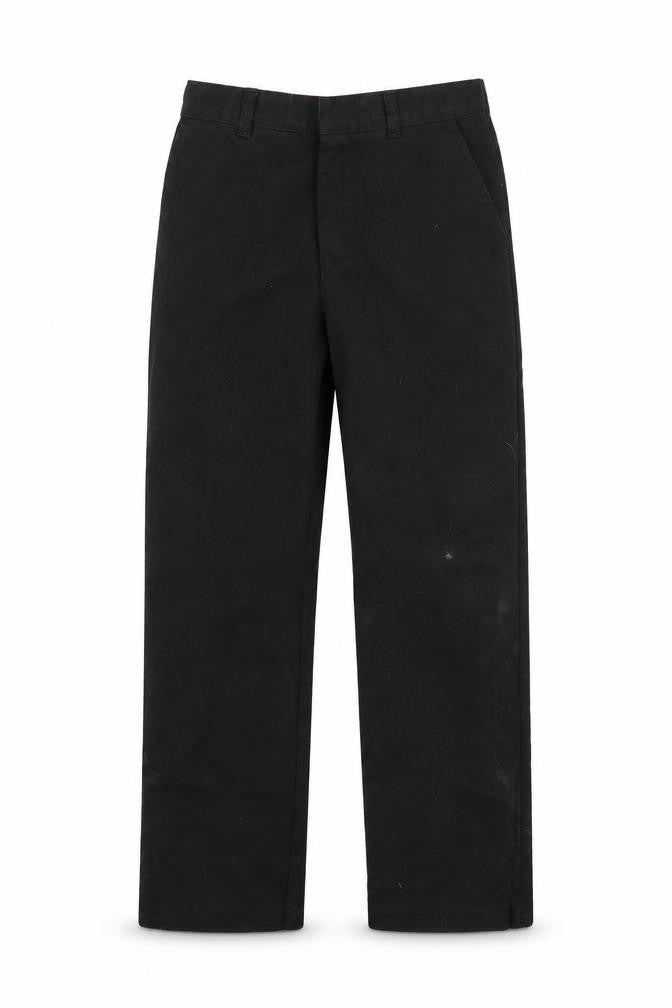 Front view of George boys’ black dress pants trousers, size 7-8, years