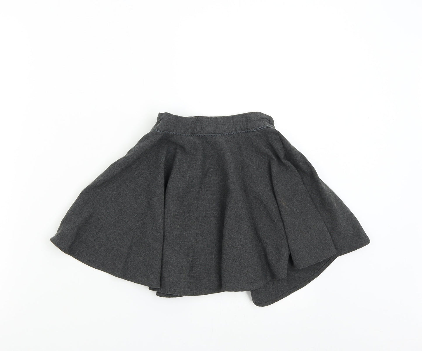 M&S Girls Grey   Mini Skirt Size 5-6 Years