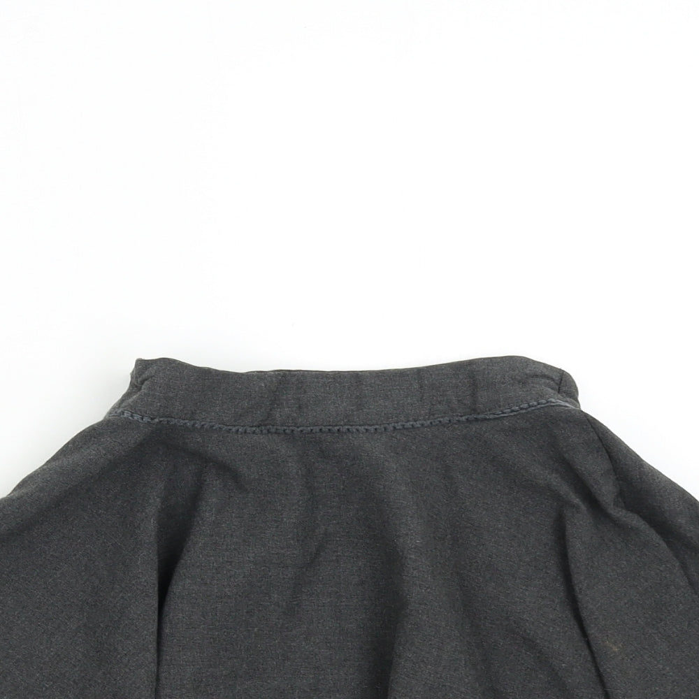 M&S Girls Grey   Mini Skirt Size 5-6 Years