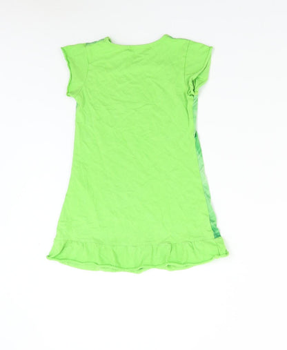 Little Baby Girls Green   Basic T-Shirt Size S  - Mermaid