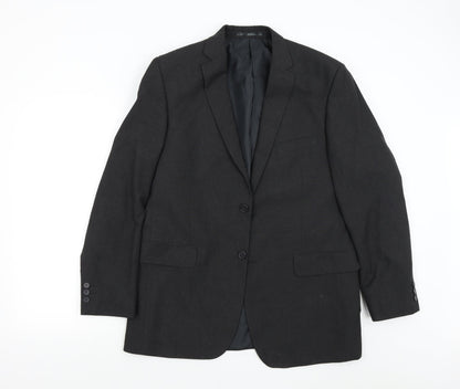 Mens UK Size 42 Karl Jackson Regular Grey Suit Jacket