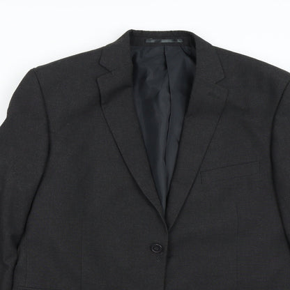 Mens UK Size 42 Karl Jackson Regular Grey Suit Jacket