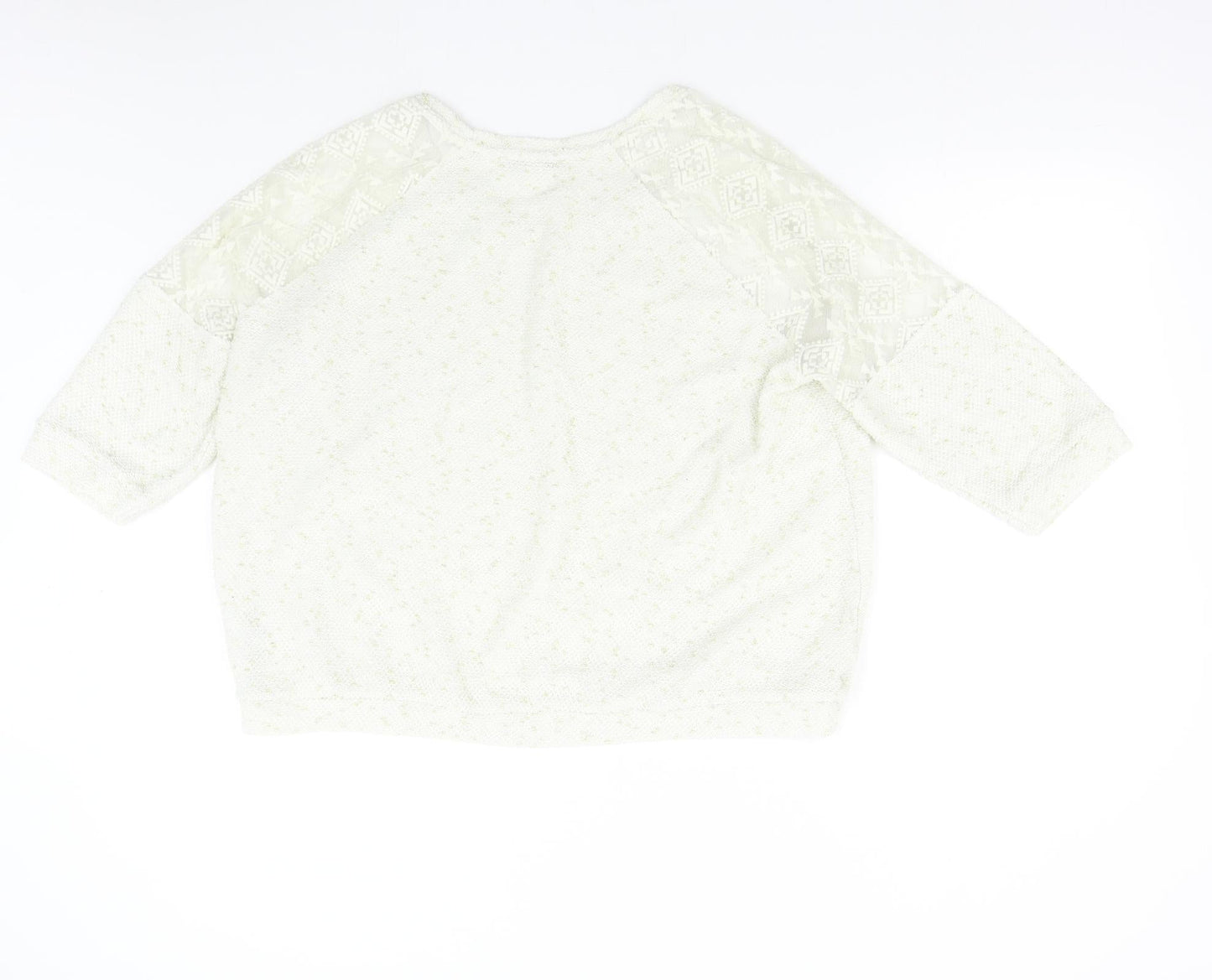 Womens UK Size 20 NEXT Ivory Pullover Jumper
