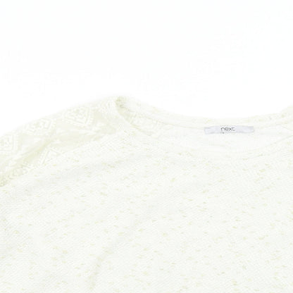 Womens UK Size 20 NEXT Ivory Pullover Jumper