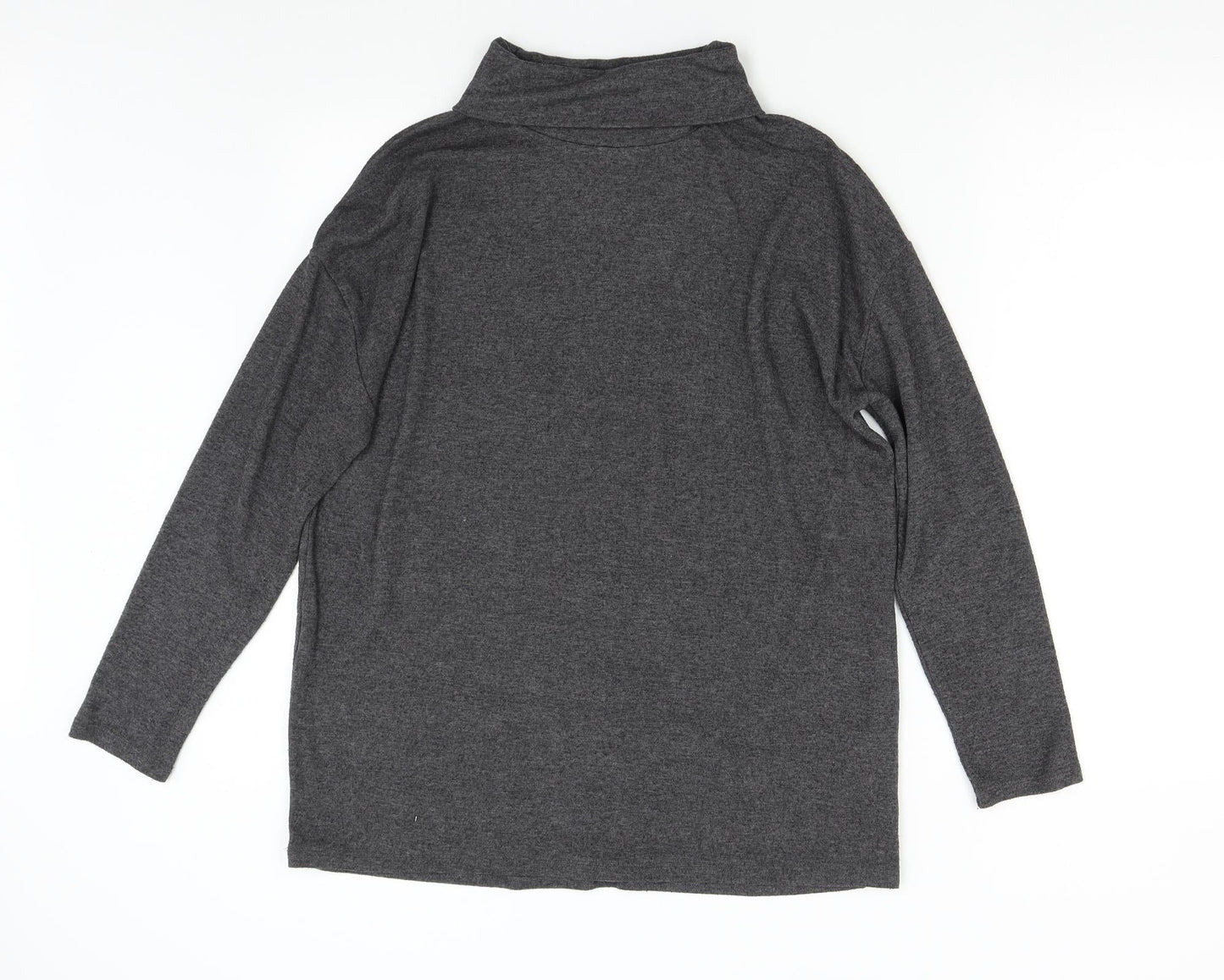 Womens UK Size 10 New Look Grey Pullover Jumper