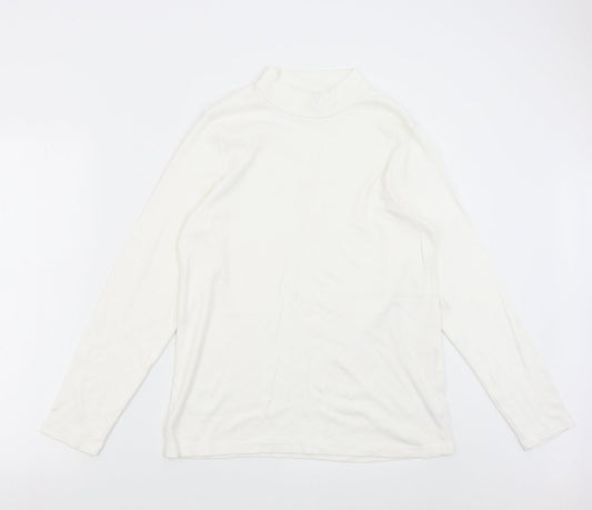 Cotton Traders Womens White   Basic T-Shirt Size 18