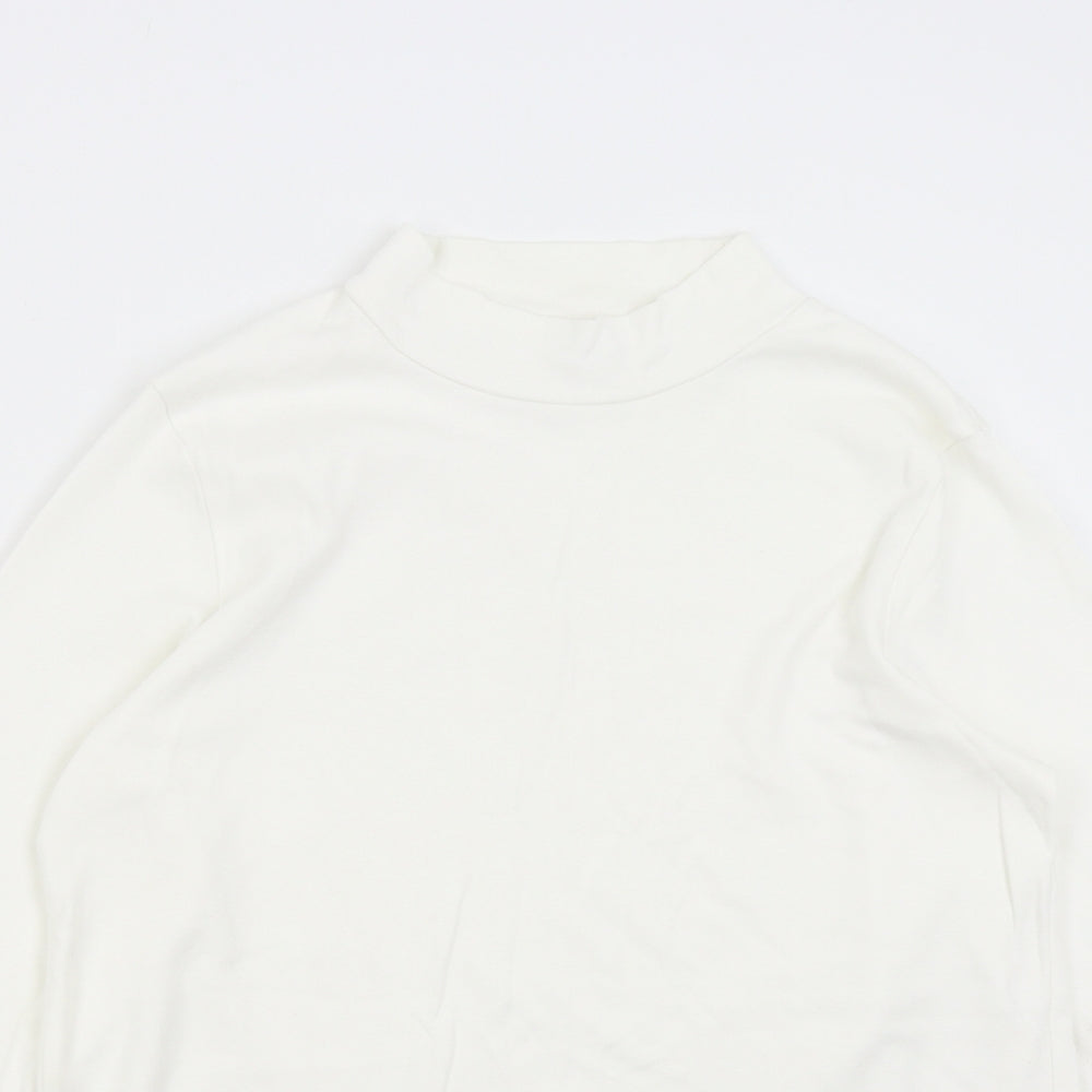 Cotton Traders Womens White   Basic T-Shirt Size 18