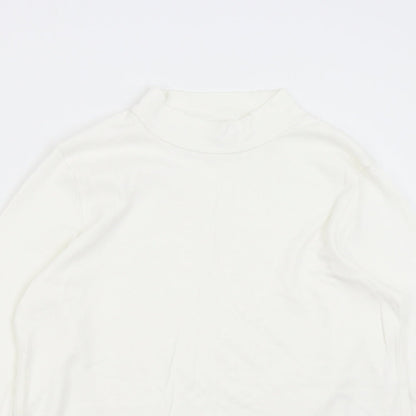 Cotton Traders Womens White   Basic T-Shirt Size 18