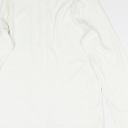 Cotton Traders Womens White   Basic T-Shirt Size 18