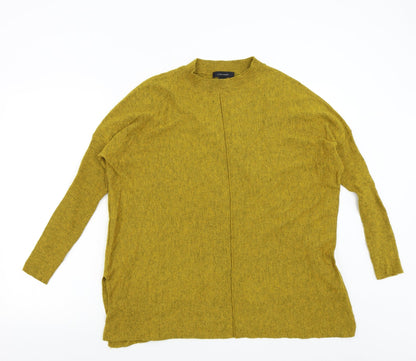 Primark Womens Yellow  Knit Pullover Jumper Size 10
