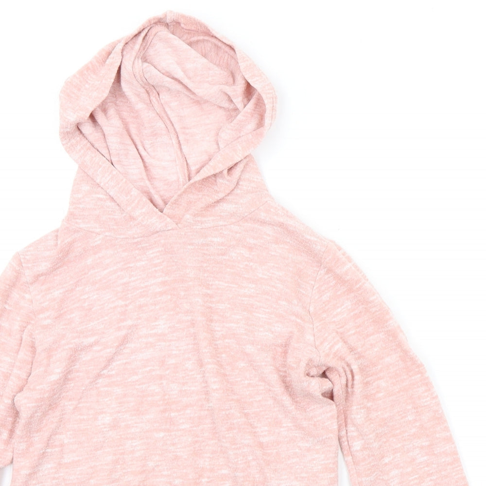 Matalan Girls Pink   Pullover Hoodie Size 8 Years