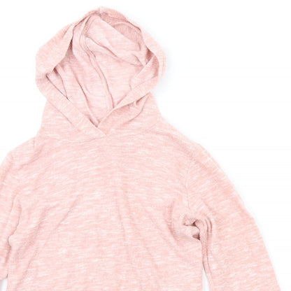 Matalan Girls Pink   Pullover Hoodie Size 8 Years