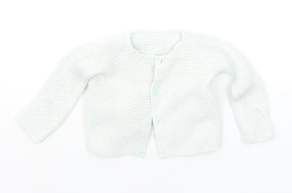 Marks and Spencer Baby Green   Cardigan Jumper Size 3-6 Months