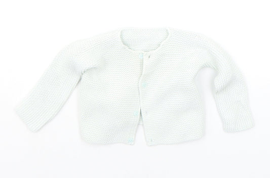 Marks and Spencer Baby Green   Cardigan Jumper Size 3-6 Months