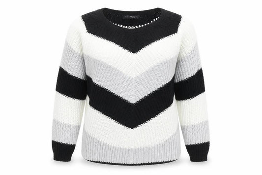 Womens UK Size S Quiz Black Pullover Jumper