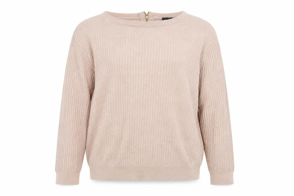 Womens UK Size 10 Dorothy Perkins Beige Pullover Jumper