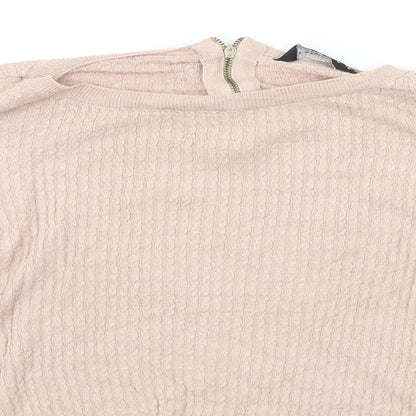Womens UK Size 10 Dorothy Perkins Beige Pullover Jumper