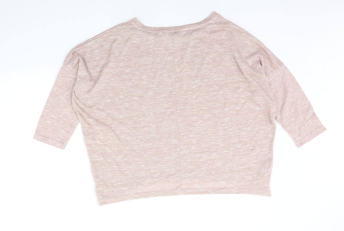 Back view of Primark women’s gold solid top pyjama top, size L